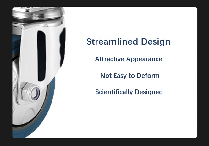 Industrial caster manufacturer Heavy-Duty Stainless Steel Caster | 100-150kg Load Capacity, 3"-5" TPR Wheels | OEM & Wholesale