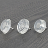 Round silicone nails, plastic transparent furniture foot nails, foot pads, table chairs, stools, anti-slip and silent floor foot nails, foot nail wholesaler