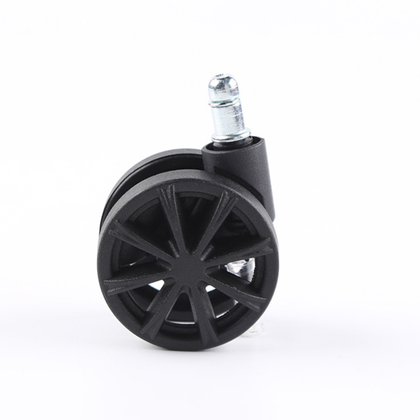 2.5-inch hollow base casters with a load capacity of 30KG quiet rollers for home office furniture cabinets handcart rotation and rigid options