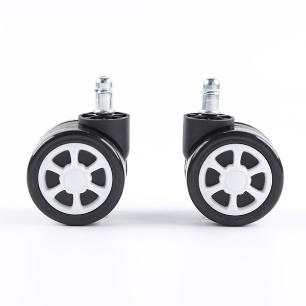 2.5-inch PU office chair casters 30KG load bearing capacity wheels quiet rolling and floor protection suitable for home office furniture gaming chair casters
