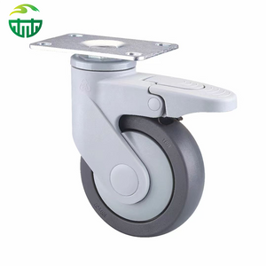  Edit Threaded Rod Soft TPR Medical Swivel Caster Wheel, Suitable for Hospital Beds