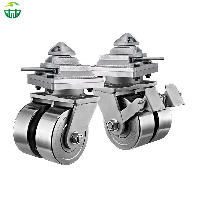 Heavy Duty Container Caster Wheels – Industrial ISO Container Moving Wheels for High-Load Sea Transport