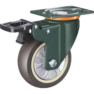 Medium Duty TPR Casters Swivel, Fixed & Brake Wheels for Luggage, Carts & Furniture
