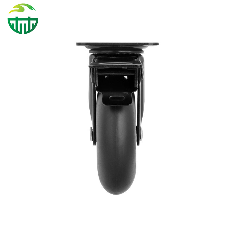 Hot Sale Furniture Caster Wheels 3 Inch TPR Anti-Static ODM Caster Rubber Swivel Brake Office Chair Caster Wheels with Brake