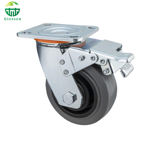 Heavy-Duty Industrial Casters - High Capacity 4, 5, 6, 8 Inch Swivel Wheels with Brake