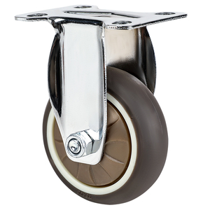 2 Inch Gray Chrome Plating Furniture Castors Wheel Furniture Fittings Rotating Wheel Caster 