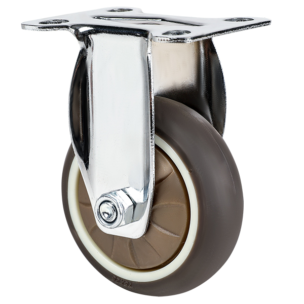 2 Inch Gray Chrome Plating Furniture Castors Wheel Furniture Fittings Rotating Wheel Caster 