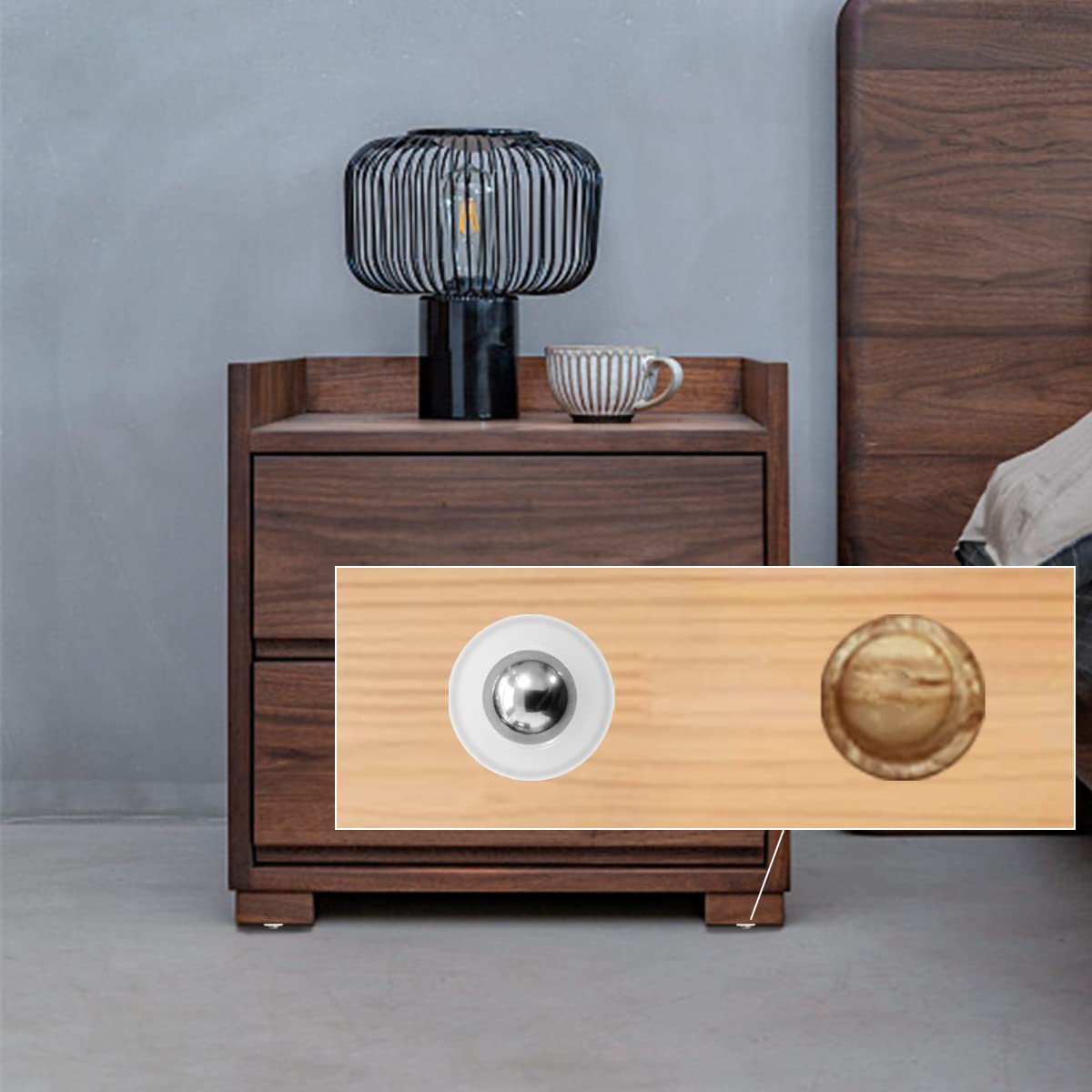 ODM 1/3-Inch Mini Ball Transfer Bearing - Nylon & Stainless Steel for Conveyor, Wheelchair & Furniture