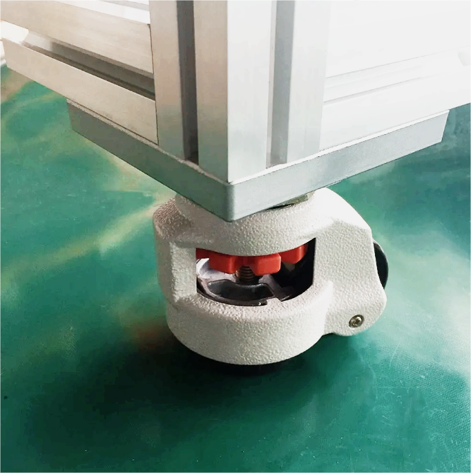 40f 60f 80f 100f 120f 150f Leveling Caster Wheels Showcase Nylon Caster Height Adjustable Castor Wheels Retractable Caster