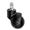 2inch new spherical furniture office chair nylon frame PU wheel earth casters rod installation spherical casters solid circular office and commercial casters
