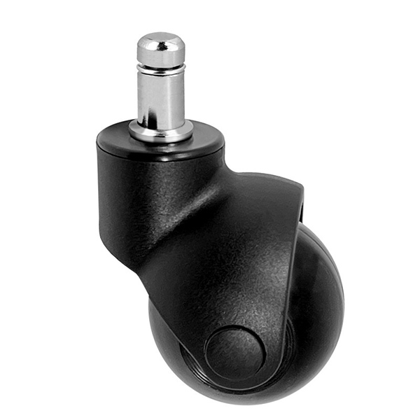 2inch new spherical furniture office chair nylon frame PU wheel earth casters rod installation spherical casters solid circular office and commercial casters