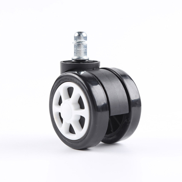 2.5-inch PU office chair casters 30KG load bearing capacity wheels quiet rolling and floor protection suitable for home office furniture gaming chair casters