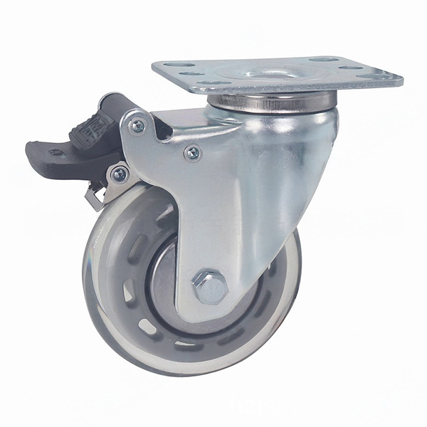 3-inch precision beauty equipment for baby crib wheels, silent casters, base plates, universal wheels with brakes, factory direct sales