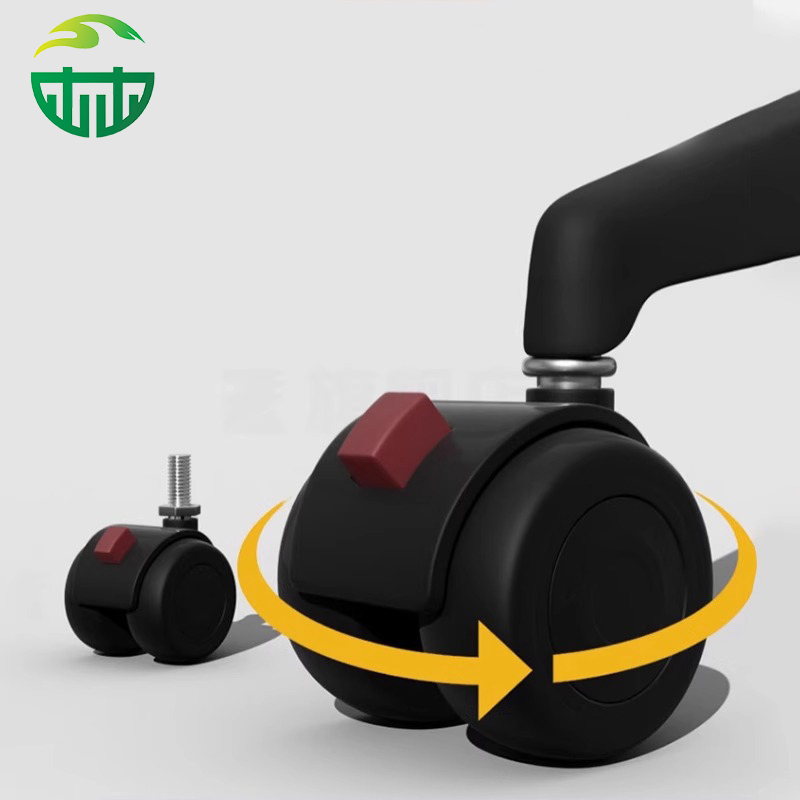 Silent & Durable 2-Inch TPE Office Chair Casters