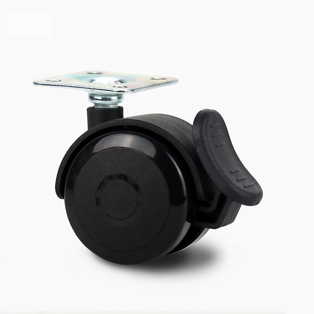  Hospital Medical Bed Casters PVC Twin-Wheel Medical Casters