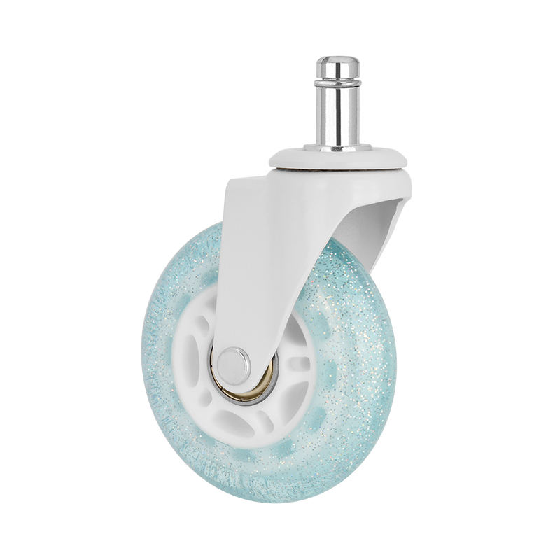 ODM 3inch PU Wheels with Plated Bracket for Office And Game Chairs Supplier