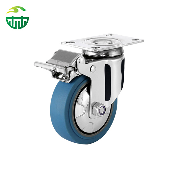 Heavy-Duty Stainless Steel Caster | 100-150kg Load Capacity, 3"-5" TPR Wheels | OEM & Wholesale