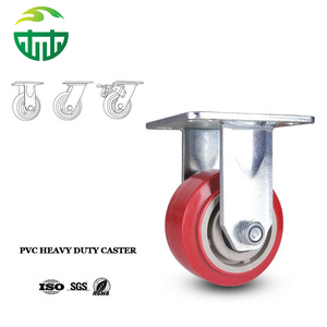 Heavy Duty Industrial Casters - Rigid Type with 4/5/6/8 Inch Solid PU Wheels