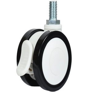 3inch Brake Medical Caster Wheels for Hospital Hot Selling Practical PU Castor Wheel Medical Caster for Hospital