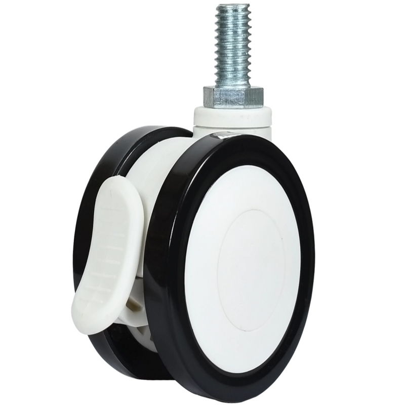 3inch Brake Medical Caster Wheels for Hospital Hot Selling Practical PU Castor Wheel Medical Caster for Hospital
