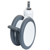 Casters Wheels 4inch for Hospital Beds Quality Medical Caster Manufacturers Circlip brake Style 