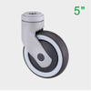 ODM 5 Inch Threaded Stem Swivel Medical Caster Wheel for Hospital Nursing Beds Supplier