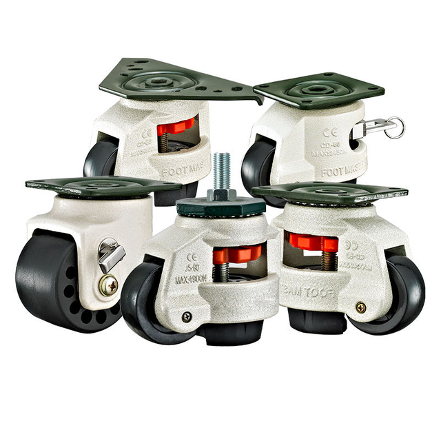 40f 60f 80f 100f 120f 150f Leveling Caster Wheels Supporting Foot Horizontal Adjustment Casters Wheel