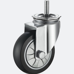 Chinese Manufacture Wear-resistant Castor 2.5inch Screw Universal TPR Wheel Caster for Trolleys