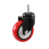 2.5/3/4/5-inch medium and light industrial casters, mechanical casters, polyurethane industrial casters, anti-static industrial casters, 4-inch 120kg medium casters, with brakes