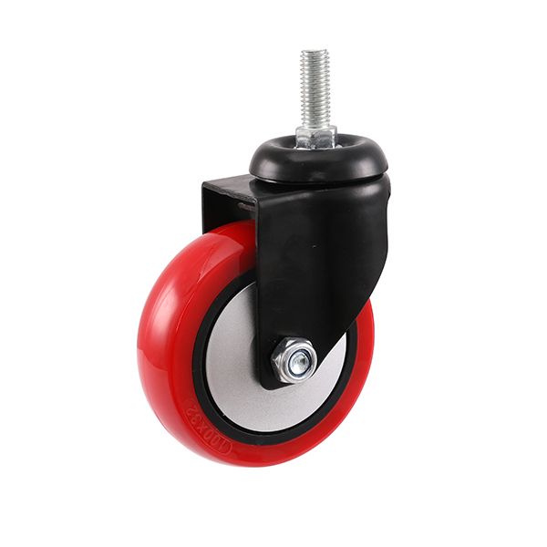 2.5/3/4/5-inch medium and light industrial casters, mechanical casters, polyurethane industrial casters, anti-static industrial casters, 4-inch 120kg medium casters, with brakes