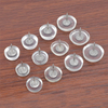 Round silicone nails, plastic transparent furniture foot nails, foot pads, table chairs, stools, anti-slip and silent floor foot nails, foot nail wholesaler