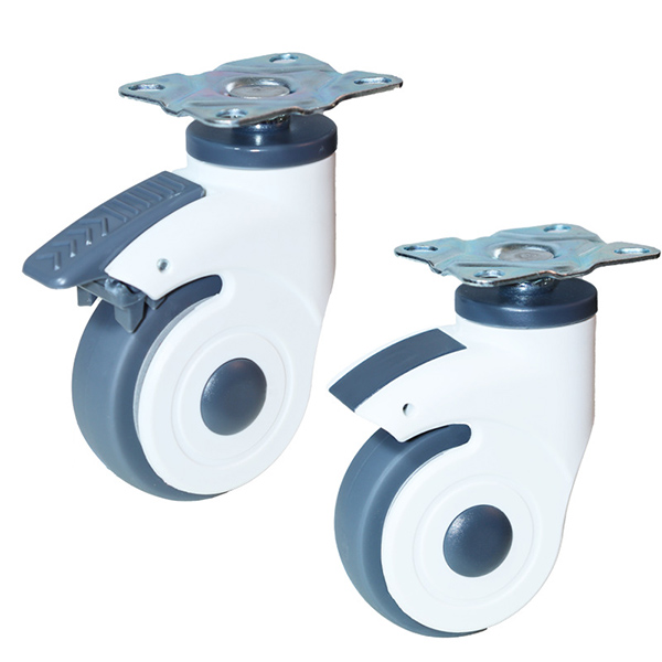 Hospital Bed Casters Replacement Wheels for Hospital Beds 4 inch Bed Wheels Hospital Bed Casters Supplies Flat Without brake