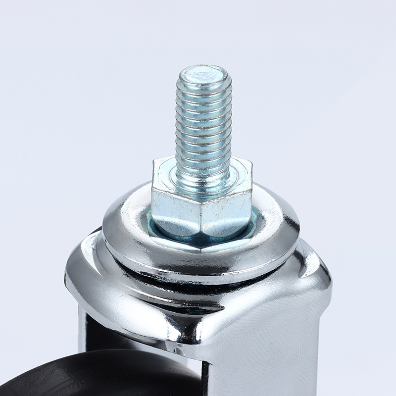 3-inch PP catering casters, quiet rotating wheels for food service trolley equipment, hotel and restaurant business trolley, luggage trolley casters