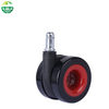  Edit Lockable Red Furniture Wheel with Stem, Universal Swivel Wheel for Office Chairs