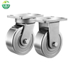  4/5/6/8 Inch Extra Heavy Duty Forged Steel Caster Wheels – Industrial Trolley, Cart, Equipment Casters