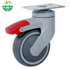  Edit Threaded Rod Soft TPR Medical Swivel Caster Wheel, Suitable for Hospital Beds