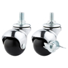 The spherical casters of the furniture can rotate smoothly at 360°. High-quality spherical casters protect the floor from slipping. 1.5-inch and 2-inch ones come with brakes