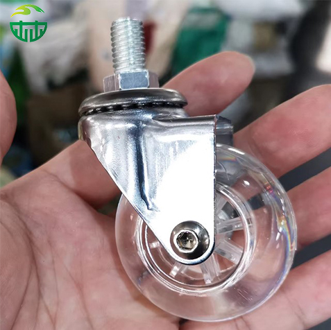 2/2.5/3 Inch Transparent PU Office Chair Caster Wheels Universal Furniture Casters
