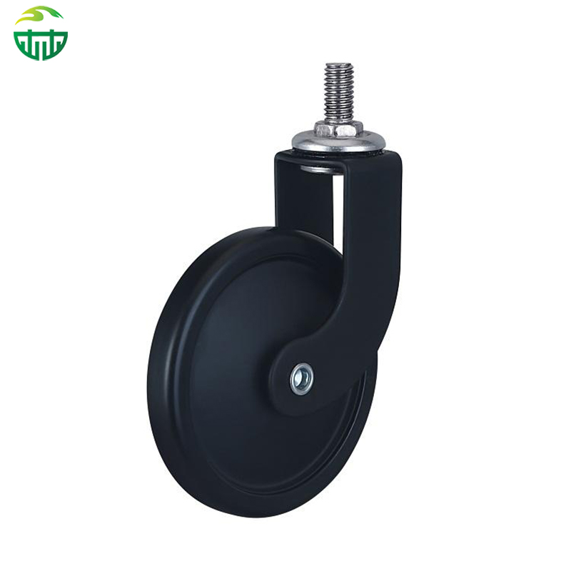3 Inch Threaded Stem Rubber Wheel for Dining, Hotel Restaurant Trolleys