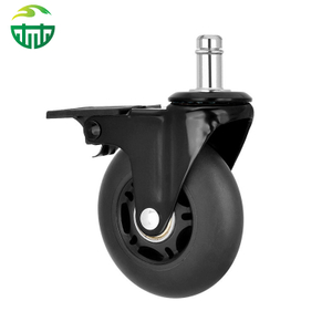 Hot Sale Furniture Caster Wheels 3 Inch TPR Anti-Static ODM Caster Rubber Swivel Brake Office Chair Caster Wheels with Brake