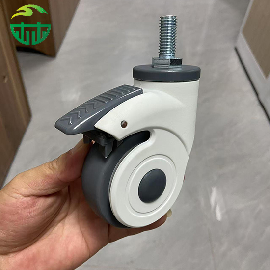Universal Medical Caster TPR Universal Silent Covering Beauty Instrument Wheel Hospital Medical Bed Caster Wheels