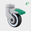 OEM 4 Inch Green TPR Medical Swivel Caster Wheel for Hospital Beds Supplier