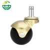 OEM 2 Inch Bronze Color Ball Caster Wheels with Grip Neck Stem Supplier