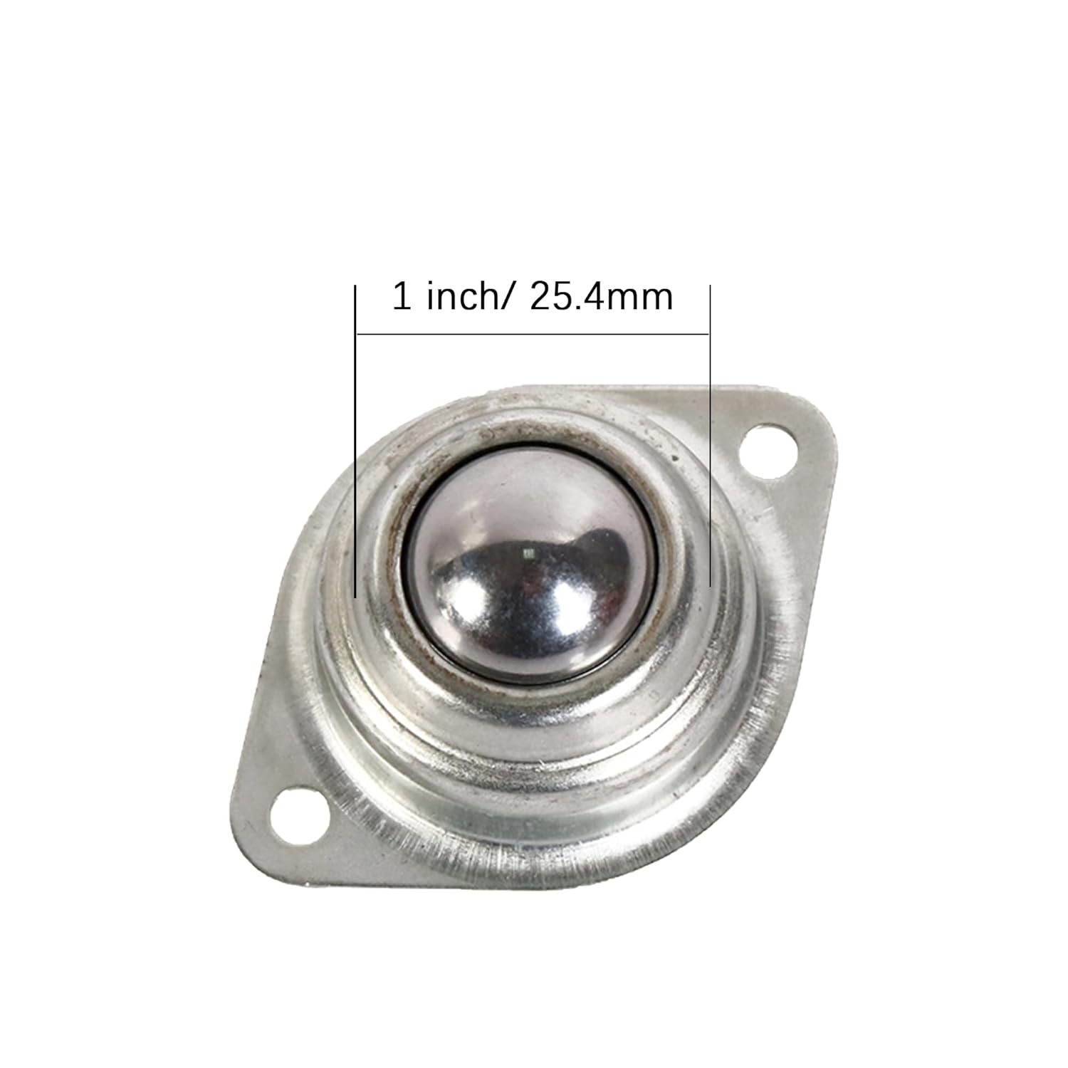 ODM 1-Inch Carbon Steel Ball Transfer Bearing with Caster Base for Conveyors & Roller Supports