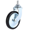 3-inch PP catering casters, quiet rotating wheels for food service trolley equipment, hotel and restaurant business trolley, luggage trolley casters