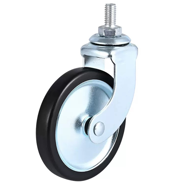 3-inch PP catering casters, quiet rotating wheels for food service trolley equipment, hotel and restaurant business trolley, luggage trolley casters