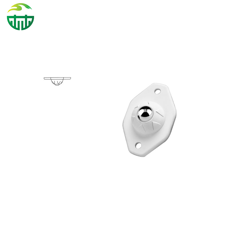 Adhesive Swivel Caster Wheels – 360° Rotating Stainless Steel Ball Casters for Furniture, Cabinets, Trash Cans, Boxes