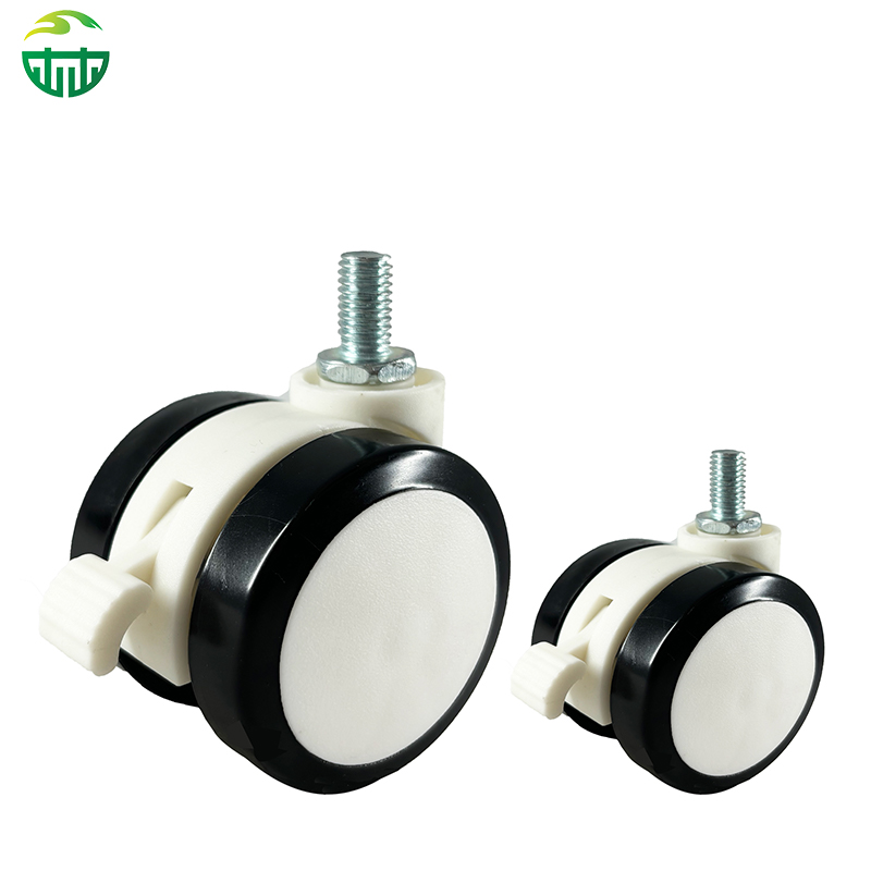High-Quality Polyurethane Furniture Wheel with Low Noise And Total Lock Double Wheel