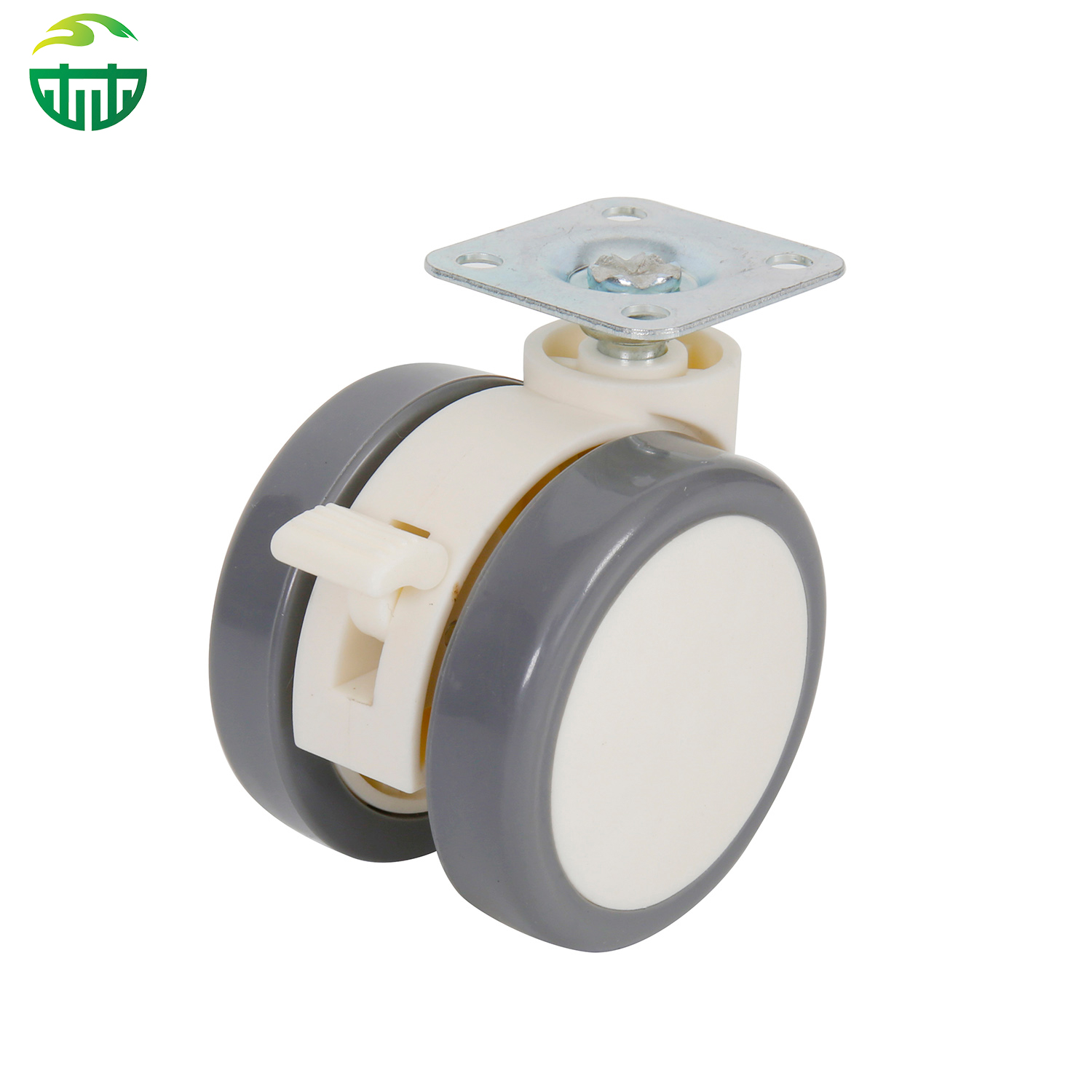 High-Quality Polyurethane Furniture Wheel with Low Noise And Total Lock Double Wheel
