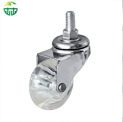 2/2.5/3 Inch Transparent PU Office Chair Caster Wheels Universal Furniture Casters